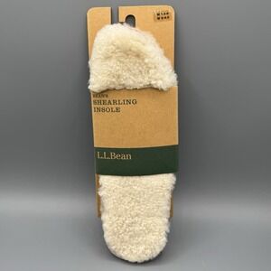 LL Bean Shearling Cushion Insole Men's 7.5-8 Women's 9-9.5 Insoles New